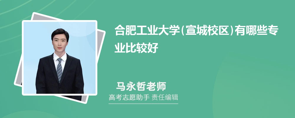合肥工业大学(宣城校区)有哪些专业2024招生专业目录表